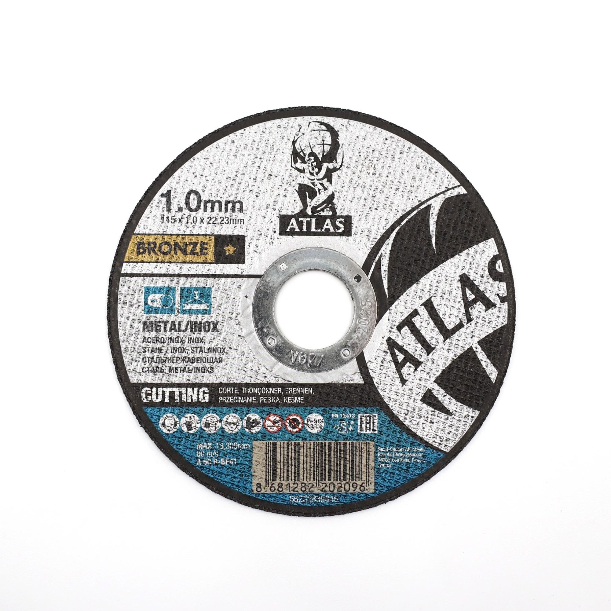 ATLAS İNOX KESİCİ BRONZ 115x1.0x22.2